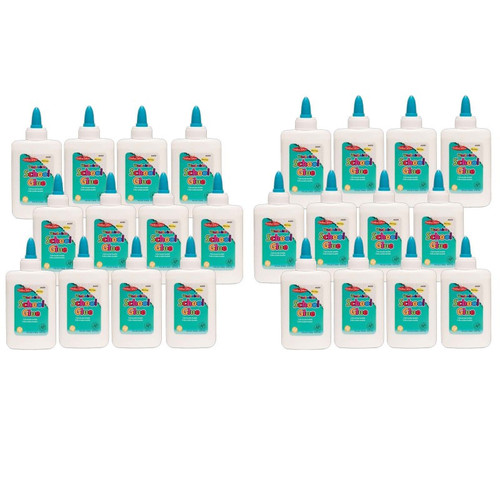Charles Economy Washable School Glue, 4 Oz, Pack Of 24 CHL46004-24