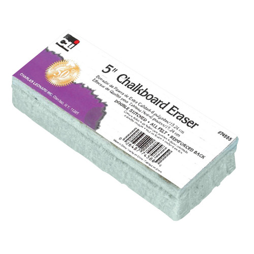 Charles Standard Chalkboard Eraser, 5-Inch CHL74555