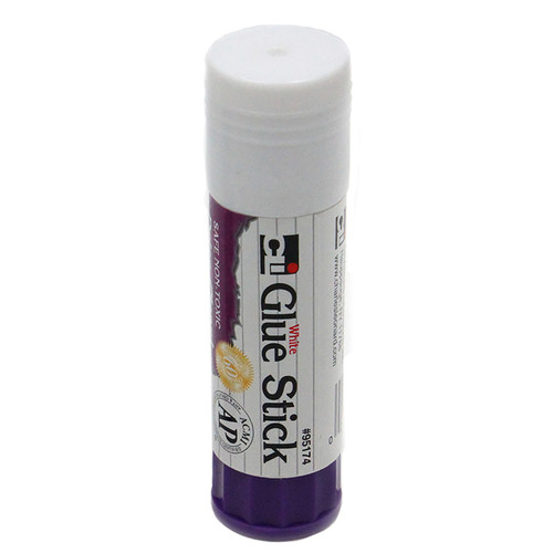 Charles Glue Stick, White, .74 Oz, 1 Each CHL95174