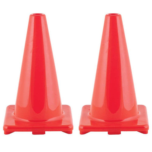 Champion Hi-Visibility Flexible Vinyl Cone, 18" Orange, Pack Of 2 CHSC18OR-2