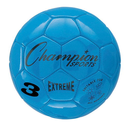 Champion Extreme Soccer Ball, Size 3, Blue CHSEX3BL