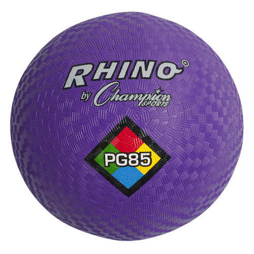 Champion Rhino Playground Balls, 8-1/2"D, Two Ply, Nylon Wound, Purple CHSPG85PR