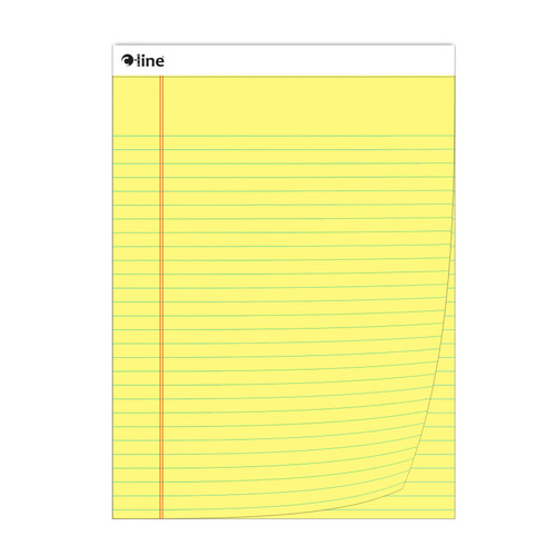C-Line Legal Pad, Wide Ruled, Yellow, 50 Sheets CLI25106