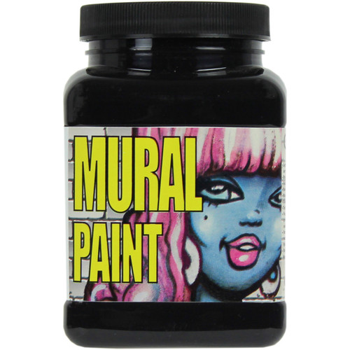 Chroma Mural Paint, Pint, Blacktop (Black) CRM2398