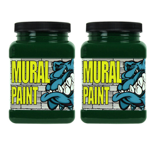 Chroma Mural Paint, Pint, Go (Green), Pack Of 2 CRM2451-2