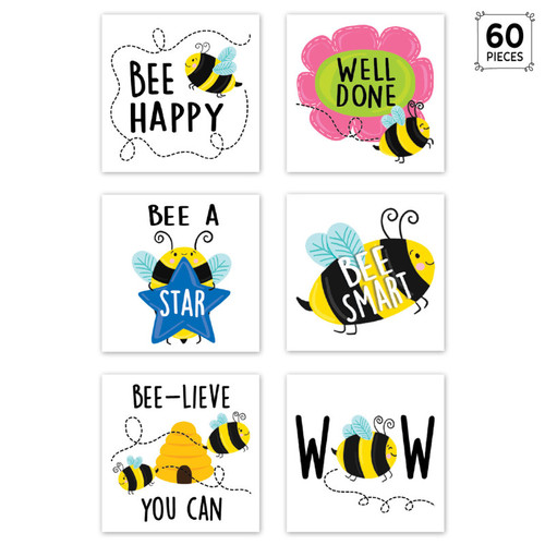 Creative Bees Rewards Stickers, 1-1/2", Pack Of 60 CTP10612