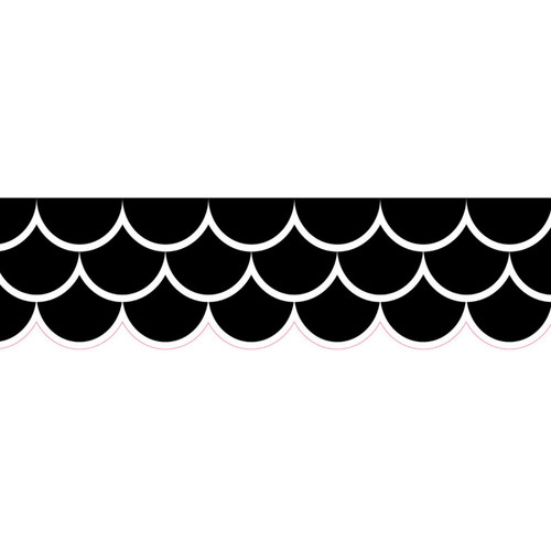 Creative Black Scallops Ez Border, 48 Feet CTP10674