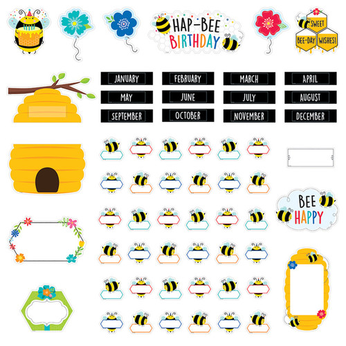 Creative Busy Bees Birthday Bees Mini Bulletin Board Set CTP10688
