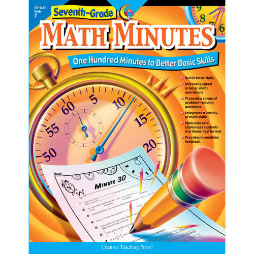 Creative Math Minutes Book, Grade 7 CTP2635