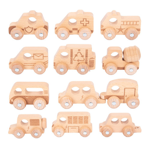 Tickit Natural Wooden Vehicles CTU73498