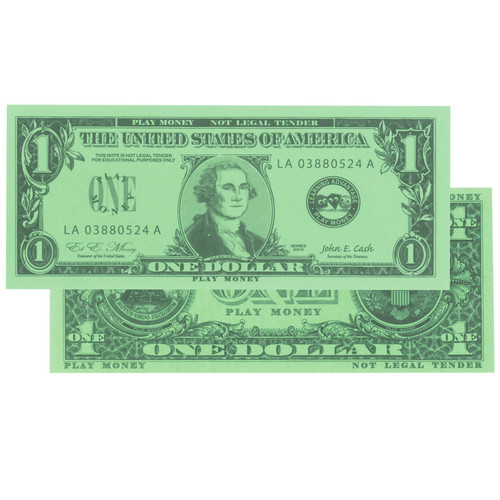 Learning Play Bills - $1 Bills - Set Of 100 CTU7514
