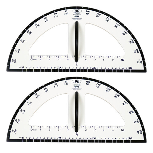 Learning Dry Erase Magnetic Protractor, Pack Of 2 CTU7591-2