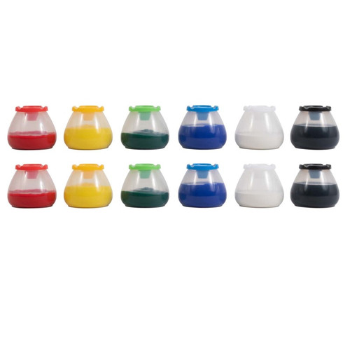Ready No Spill No Tip Paint Pots, 6 Per Set, 2 Sets CTUCE10002-2