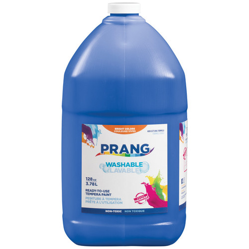 Prang Washable Tempera Paint, Blue, 1 Gal DIX10605
