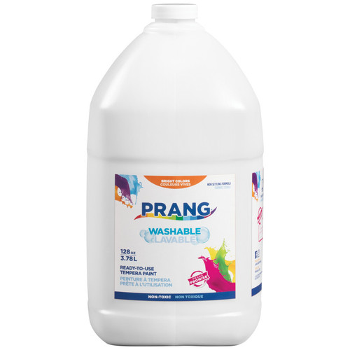Prang Washable Tempera Paint, White, Gallon DIX10607