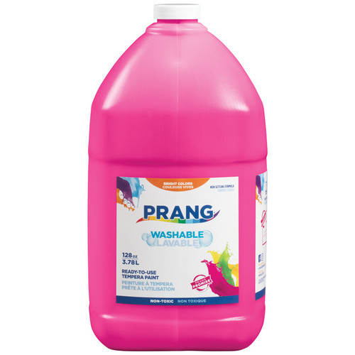 Prang Washable Tempera Paint, Magenta, Gallon DIX10610