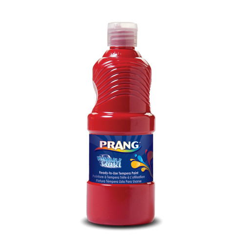 Prang Washable Tempera Paint, Red, 16 Oz DIX10701