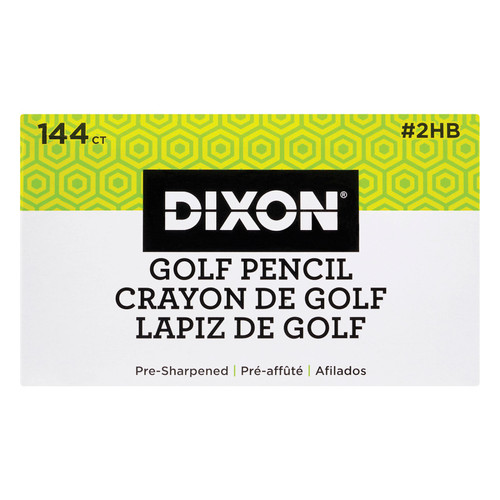 Dixon Golf/Compass Pencils, 3.5", Box Of 144 DIX14998