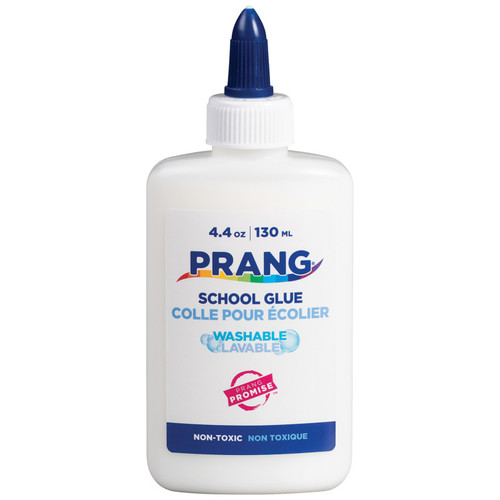 Prang Glue Washable Liquid White School Glue - 4.4 Oz, White DIX15200