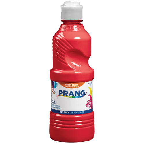 Prang Ready-To-Use Tempera Paint, Red, 16 Oz DIX21601