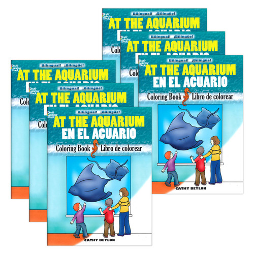 Dover At The Aquarium Coloring Book, Pack Of 6 DP-423749-6