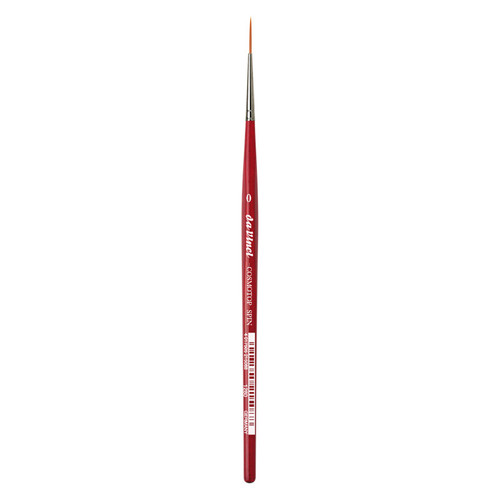 Da Cosmotop-Spin Rigger Brush, Synthetic, Acrylic & Watercolor, Pointed Liner, Series 5880, Size 0 DVXVA12800