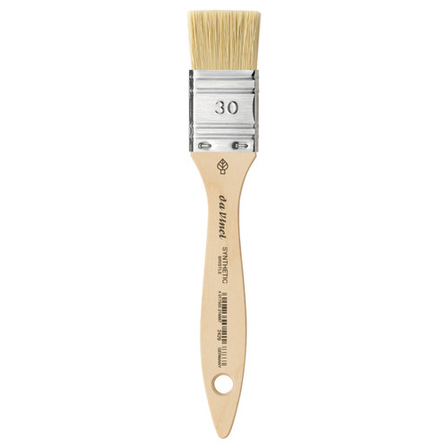 Da Synthetic Mottler Brush, Natural Hog, Acrylic & Oil, Flat, Series 2429, Size 30 DVXVA242930