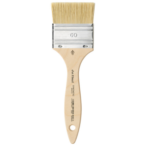 Da Synthetic Mottler Brush, Natural Hog, Acrylic & Oil, Flat, Series 2429, Size 60 DVXVA242960