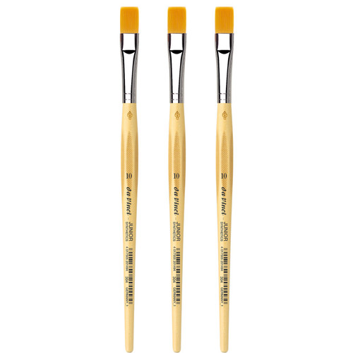 Da Junior Synthetics Student Brush, Synthetic, Tempera, Round, Series 304, Size 10, Pack Of 3 DVXVA30410-3