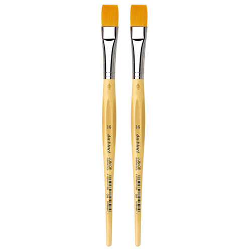Da Junior Synthetics Student Brush, Synthetic, Tempera, Round, Series 304, Size 16, Pack Of 2 DVXVA30416-2