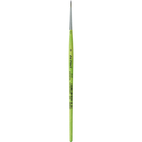 Da Fit Synthetics Student Brush, Synthetic, Acrylic & Tempera, Round, Series 373, Size 0 DVXVA3730