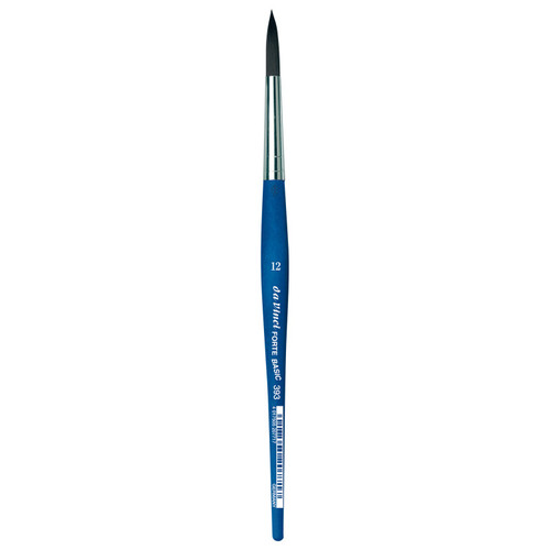 Da Forte Basic Student Brush, Synthetic, Acrylic, Round, Series 393, Size 12 DVXVA39312