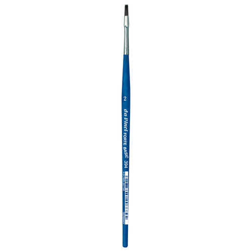 Da Forte Basic Student Brush, Synthetic, Acrylic, Flat, Series 394, Size 2 DVXVA3942