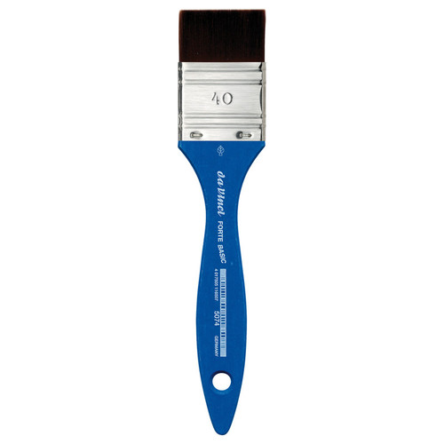 Da Forte Basic Mottler Brush, Synthetic, Acrylic, Flat, Series 5074, Size 40 DVXVA507440