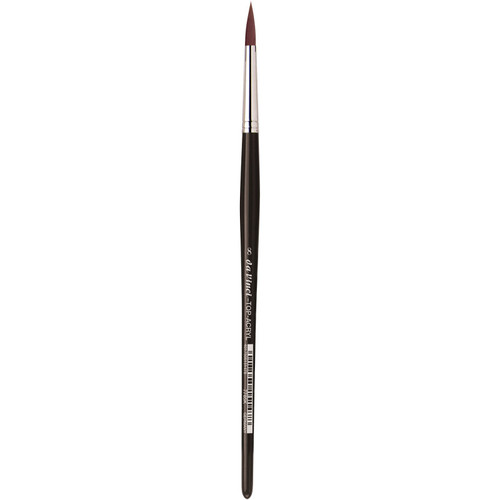 Da Top-Acryl Red-Brown Brush, Synthetic, Acrylic & Oil, Round, Series 7785K, Size 8 DVXVA7785K8