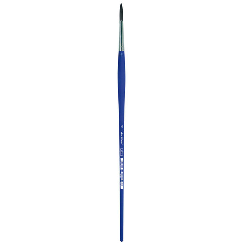 Da Forte-Acrylics Student Brush, Synthetic, Acrylic & Oil, Round, Series 8630, Size 10 DVXVA863010