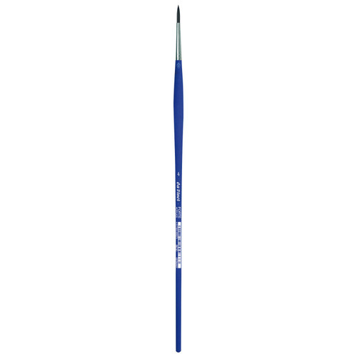 Da Forte-Acrylics Student Brush, Synthetic, Acrylic & Oil, Round, Series 8630, Size 4 DVXVA86304