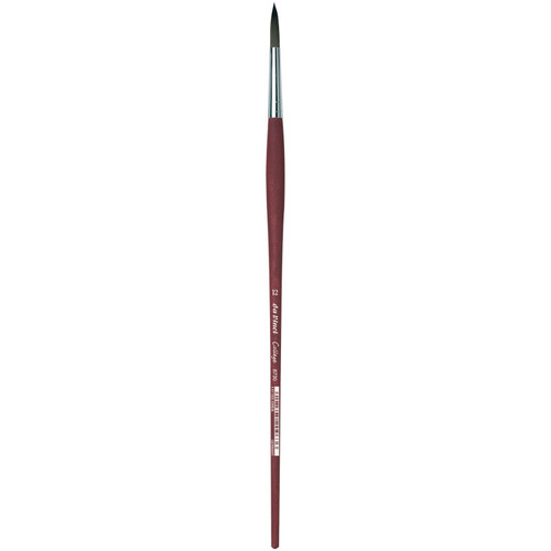 Da College Student Brush, Synthetic, Acrylic & Oil, Round, Series 8730, Size 12 DVXVA873012