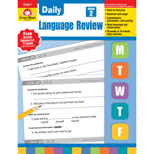 Evan-Moor Daily Language Review Teacher'S Edition, Grade 2 EMC580
