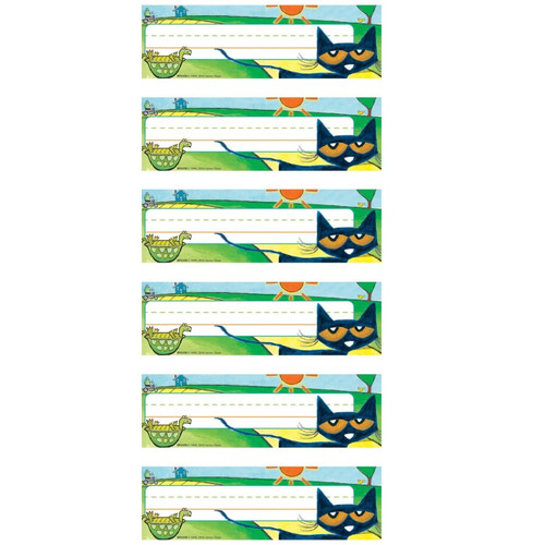 Edupress Pete The Cat Nameplates, 36 Per Pack, 6 Packs EP-3370-6