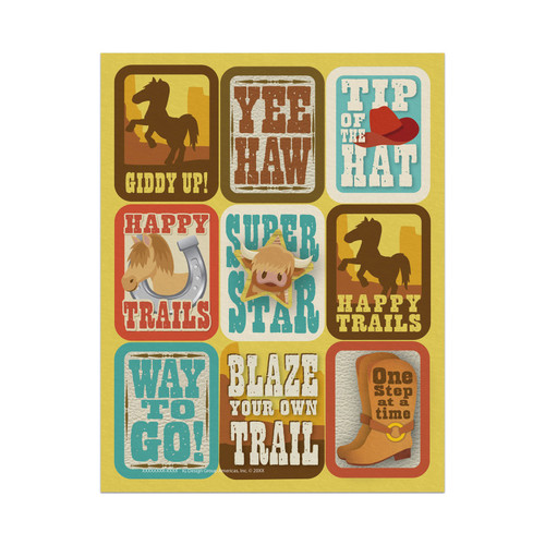 Eureka Wild Wild Classroom Giant Stickers, Pack Of 36 EU-650815