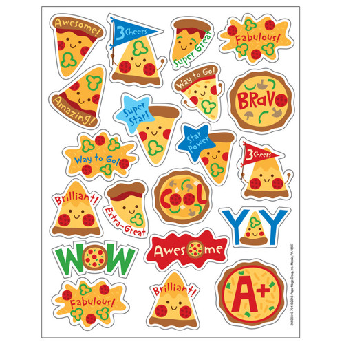 Eureka Pizza Scented Stickers, Pack Of 80 EU-650934