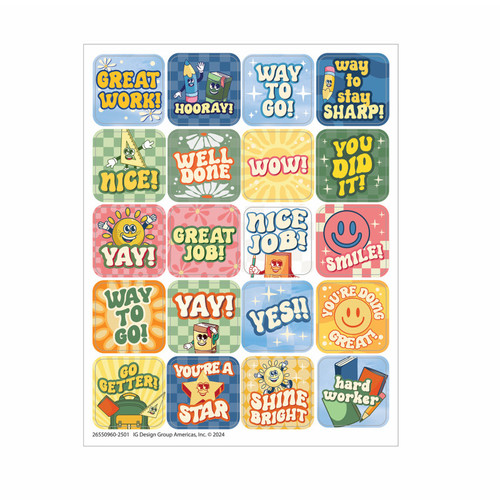 Eureka S'Cool Era Theme Stickers, Pack Of 120 EU-655096
