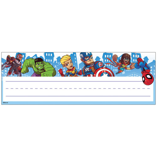 Eureka Marvel Super Hero Self-Adhesive Name Plates, Pack Of 36 EU-833071