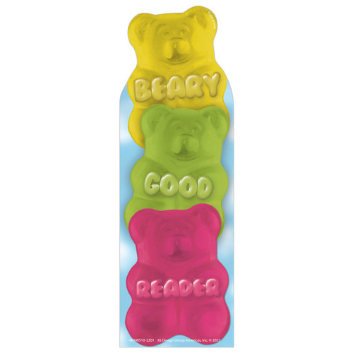 Eureka Beary Good Reader Gummy Bear Scented Bookmarks, Pack Of 24 EU-834051