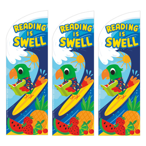 Eureka Reading Is Swell Fruit Punch Scented Bookmarks, 24 Per Pack, 3 Packs EU-834053-3