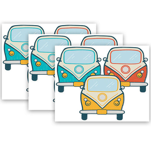 Eureka Adventurer Paper Cut-Outs, 36 Per Pack, 3 Packs EU-841569-3