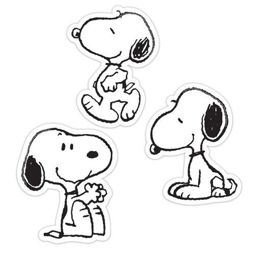 Eureka Peanuts Snoopy Assorted Paper Cut-Outs, Pack Of 36 EU-841589