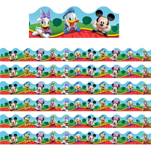 Eureka Mickey Mouse Clubhouse Characters Deco Trim, 37 Feet Per Pack, 6 Packs EU-845140-6