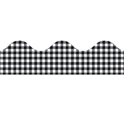 Eureka Gingham Extra Wide Deco Trim, 37 Feet EU-845655